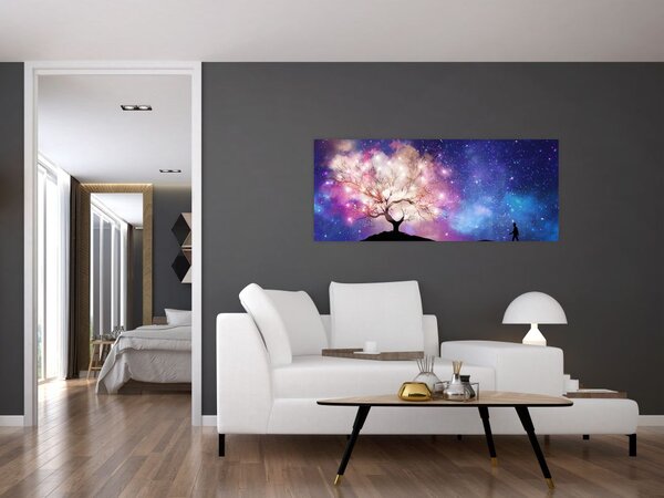 Slika - Vesoljsko drevo (120x50 cm)