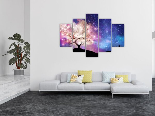 Slika - Vesoljsko drevo (150x105 cm)