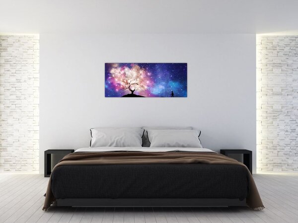 Slika - Vesoljsko drevo (120x50 cm)