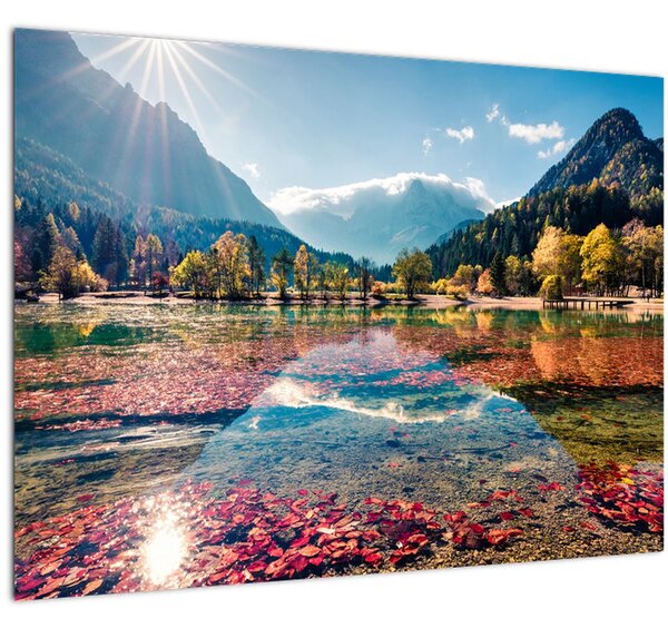 Slika - Jezero Jasna, Gozd Martuljek, Julijske Alpe, Slovenija (70x50 cm)