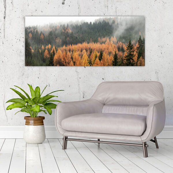 Slika - Jesenski gozd (120x50 cm)