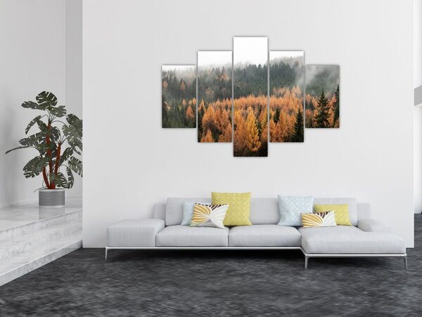 Slika - Jesenski gozd (150x105 cm)