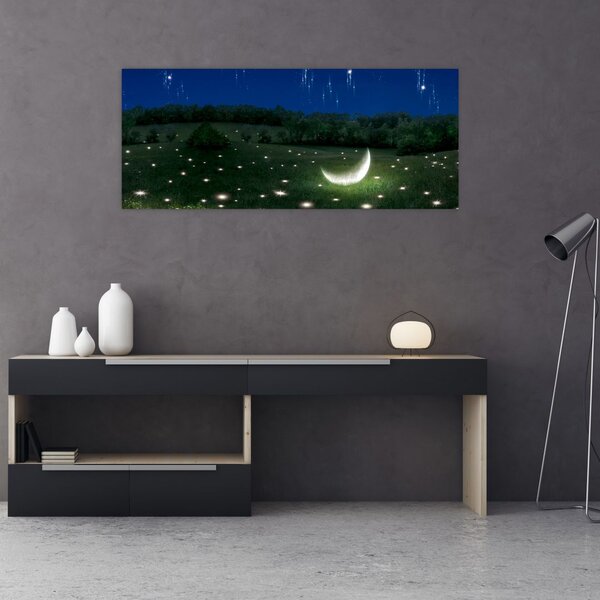 Slika - Padajoče nebo (120x50 cm)