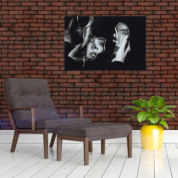 Slika - Pogled v ogledalo (90x60 cm)