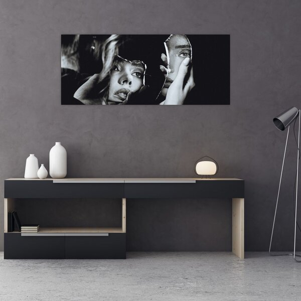Slika - Pogled v ogledalo (120x50 cm)