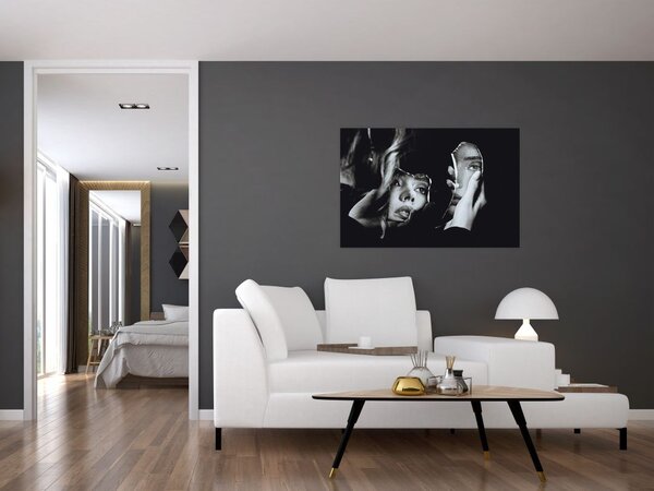 Slika - Pogled v ogledalo (90x60 cm)