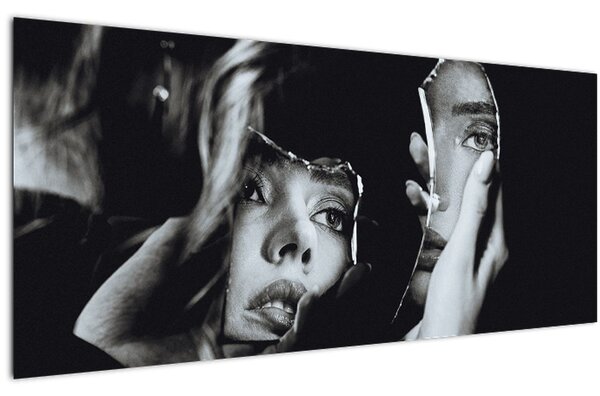 Slika - Pogled v ogledalo (120x50 cm)