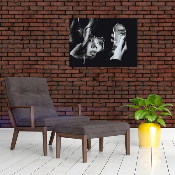 Slika - Pogled v ogledalo (70x50 cm)