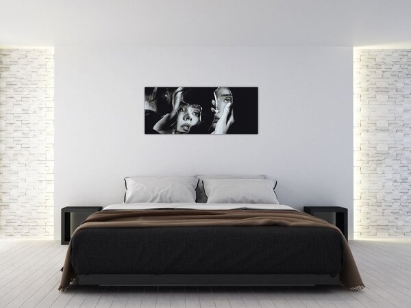 Slika - Pogled v ogledalo (120x50 cm)