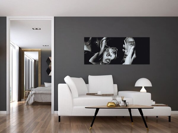 Slika - Pogled v ogledalo (120x50 cm)