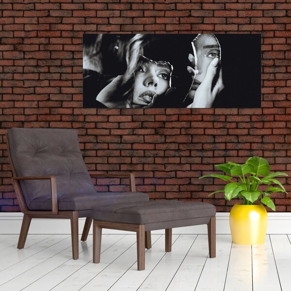 Slika - Pogled v ogledalo (120x50 cm)