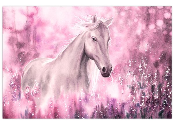 Slika - Poslikan konj (90x60 cm)