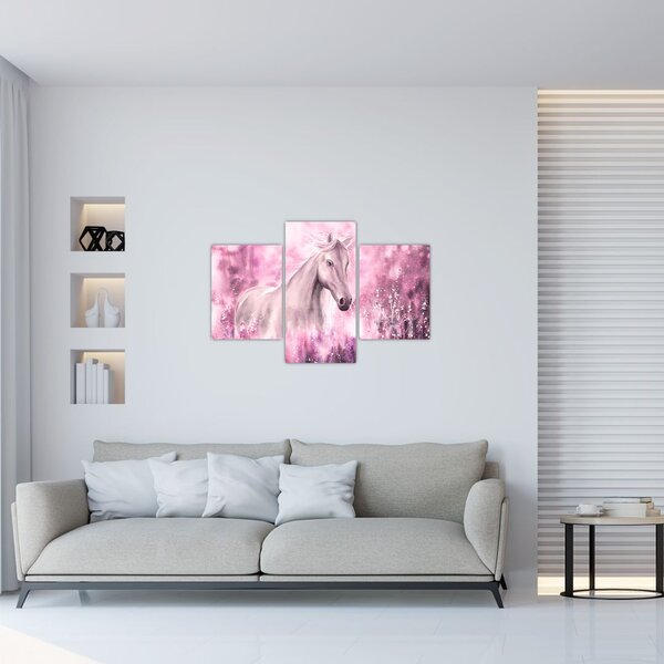Slika - Poslikan konj (90x60 cm)