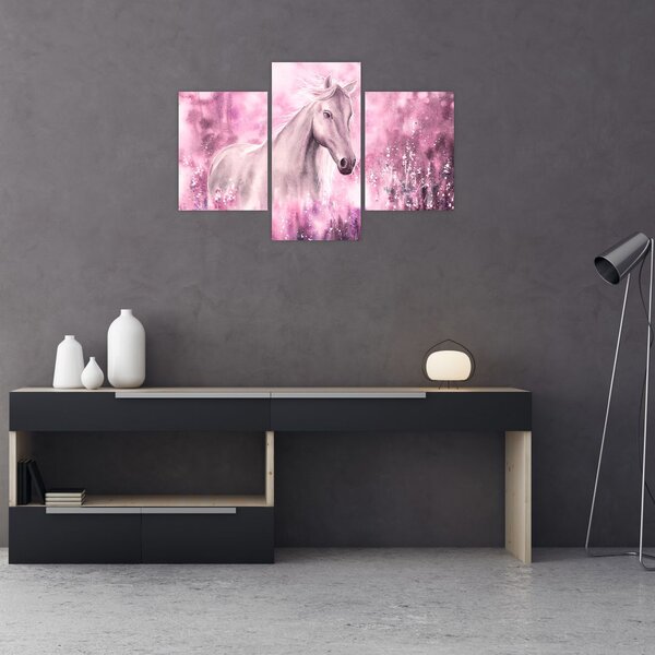 Slika - Poslikan konj (90x60 cm)