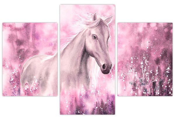 Slika - Poslikan konj (90x60 cm)