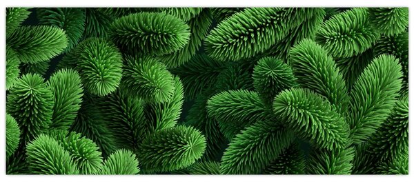 Slika - Vejice iglavcev (120x50 cm)