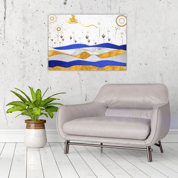 Slika - Zlate gore (70x50 cm)