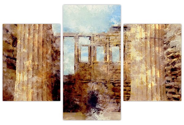 Slika - Érechthéion, Atene, Grčija (90x60 cm)