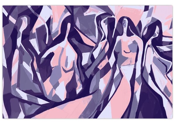 Slika - Abstraktne ženske (90x60 cm)