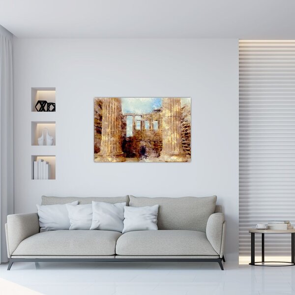 Slika - Érechthéion, Atene, Grčija (90x60 cm)
