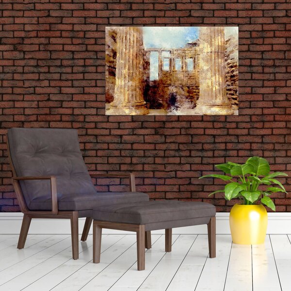 Slika - Érechthéion, Atene, Grčija (90x60 cm)