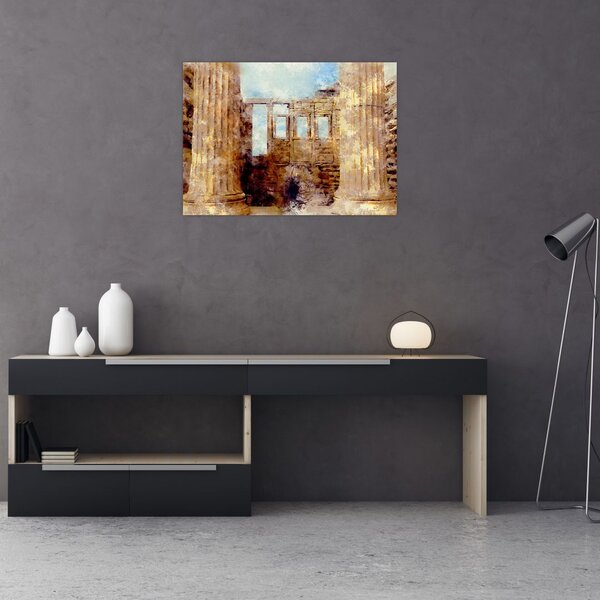 Slika - Érechthéion, Atene, Grčija (70x50 cm)