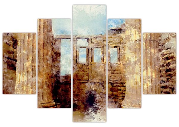 Slika - Érechthéion, Atene, Grčija (150x105 cm)