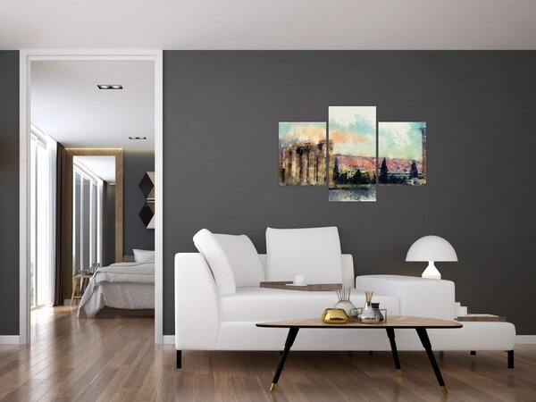 Slika - Akropola, Atene, Grčija (90x60 cm)