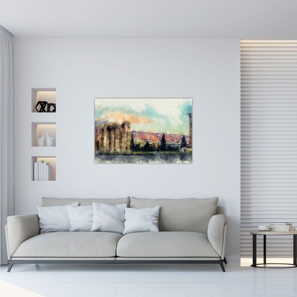 Slika - Akropola, Atene, Grčija (90x60 cm)
