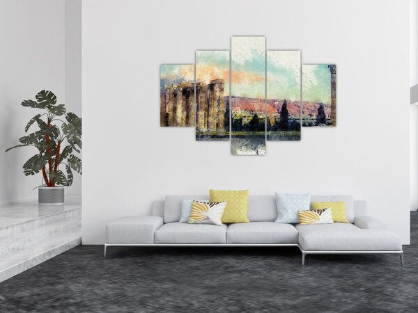 Slika - Akropola, Atene, Grčija (150x105 cm)