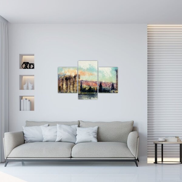 Slika - Akropola, Atene, Grčija (90x60 cm)