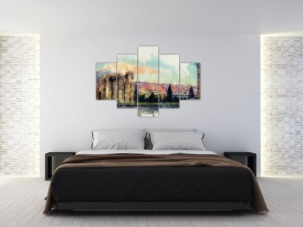 Slika - Akropola, Atene, Grčija (150x105 cm)