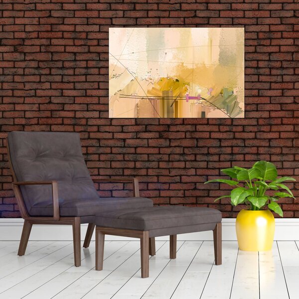 Slika - Abstrakcija, oljna slika (90x60 cm)