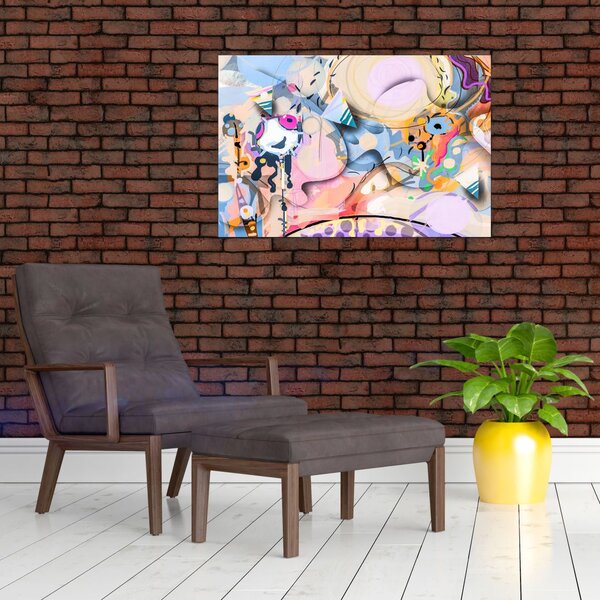 Slika - Pravljična abstrakcija (90x60 cm)