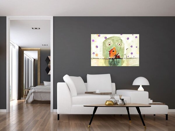 Slika - Duša ptice (90x60 cm)