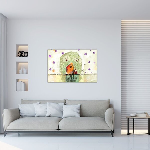 Slika - Duša ptice (90x60 cm)