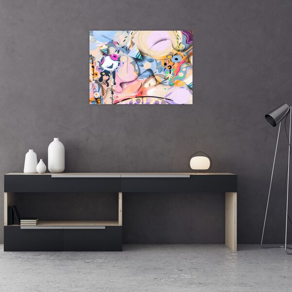 Slika - Pravljična abstrakcija (70x50 cm)