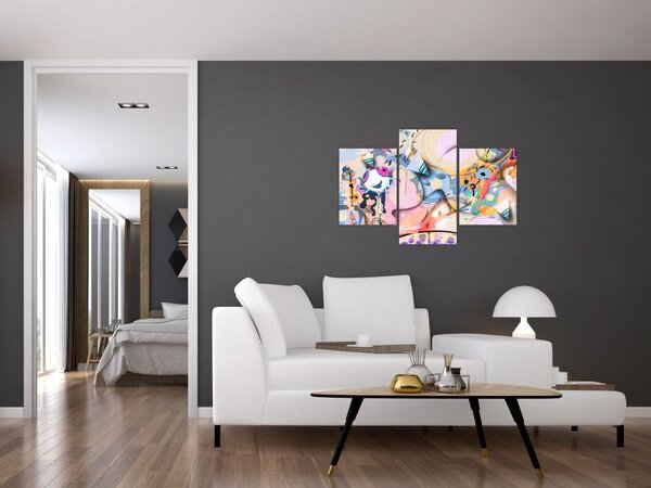 Slika - Pravljična abstrakcija (90x60 cm)