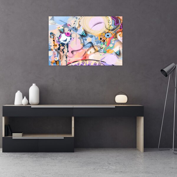 Slika - Pravljična abstrakcija (90x60 cm)