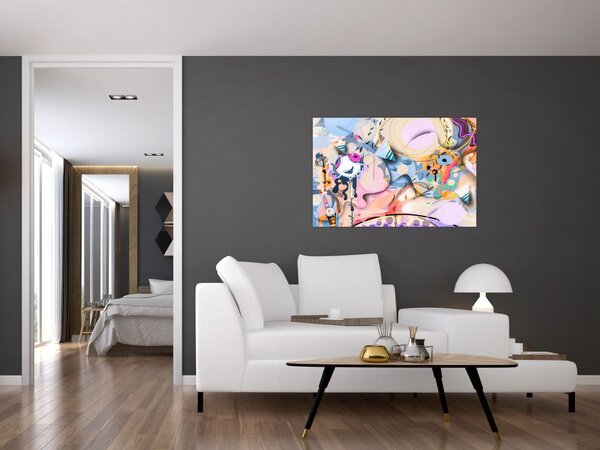 Slika - Pravljična abstrakcija (90x60 cm)