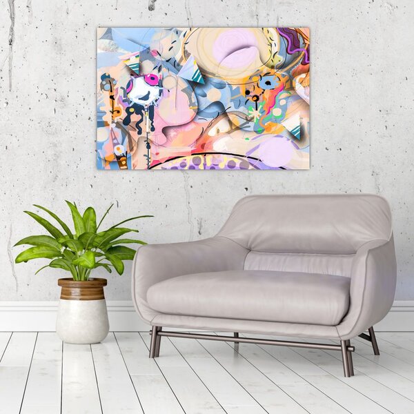 Slika - Pravljična abstrakcija (90x60 cm)