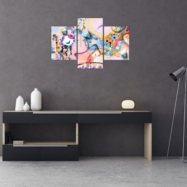 Slika - Pravljična abstrakcija (90x60 cm)
