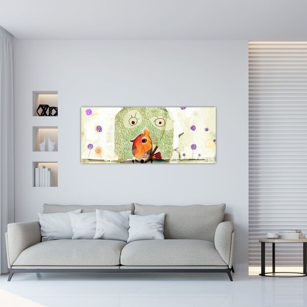 Slika - Duša ptice (120x50 cm)