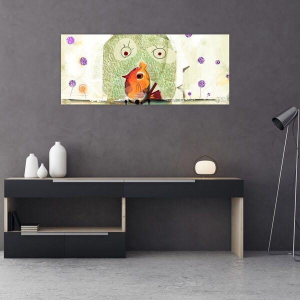 Slika - Duša ptice (120x50 cm)