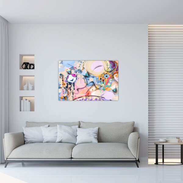 Slika - Pravljična abstrakcija (90x60 cm)
