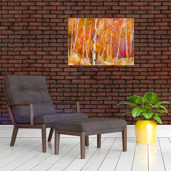 Slika - Jesenski gozd (70x50 cm)