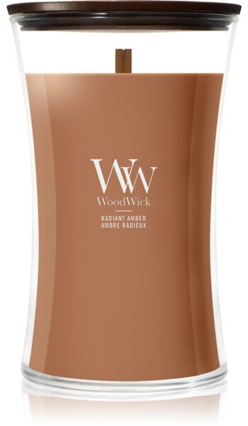 Woodwick Radiant Amber mirisna svijeća s drvenim fitiljem 610 g