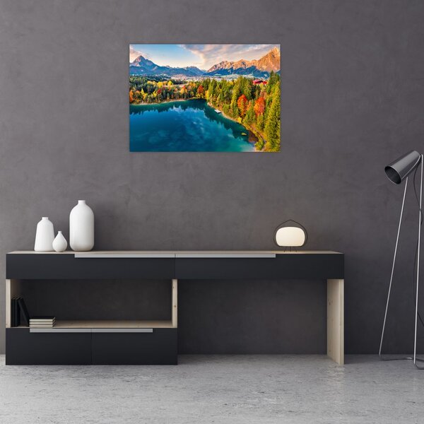 Slika - Uriško jezero, Avstrija (70x50 cm)
