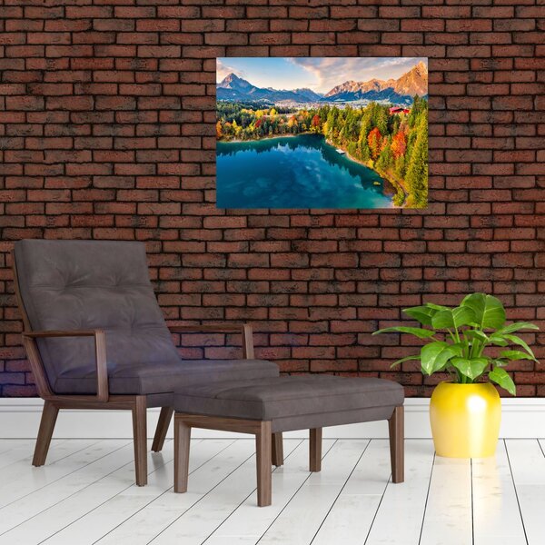 Slika - Uriško jezero, Avstrija (70x50 cm)