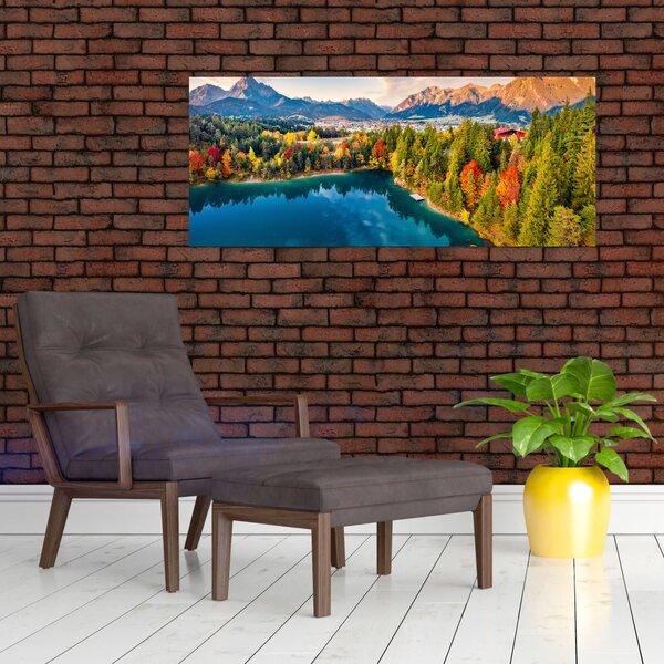 Slika - Uriško jezero, Avstrija (120x50 cm)